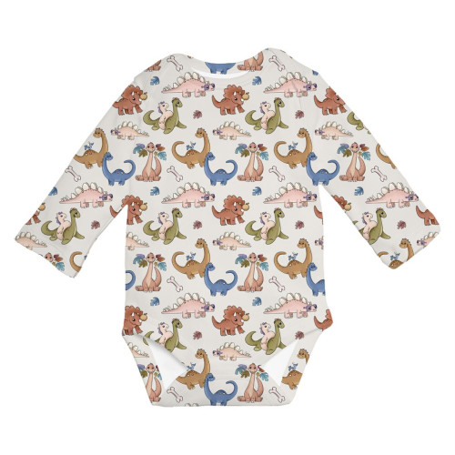 Printed Long-Sleeved Bodyve..