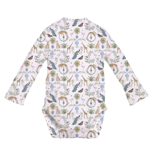 Printed Long-Sleeve Kimono ..