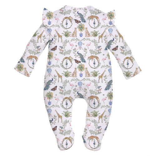 Babygrow with ruffles 100% ..