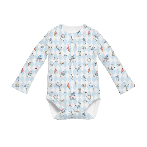 Printed Short-Sleeve Front ..