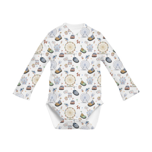 Printed Long-Sleeve Kimono ..