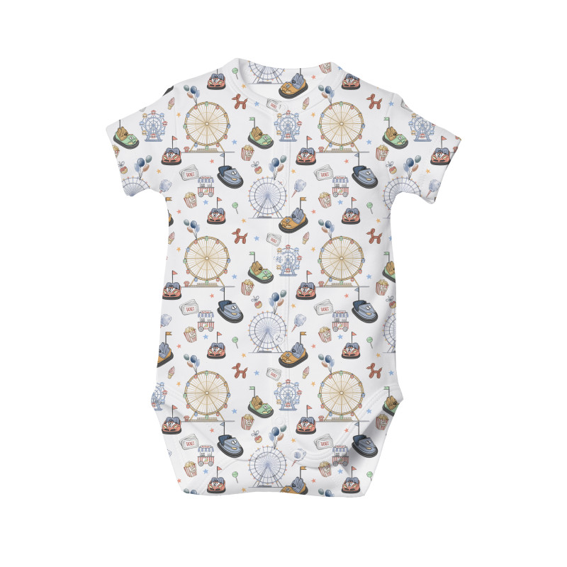 Printed Short-Sleeve Front Fastening Bodyvest for Babies BSHL009 Bumper Car Printed Short-Sleeve Front Fastening Bodyvest for Babies BSHL009 Bumper Car
