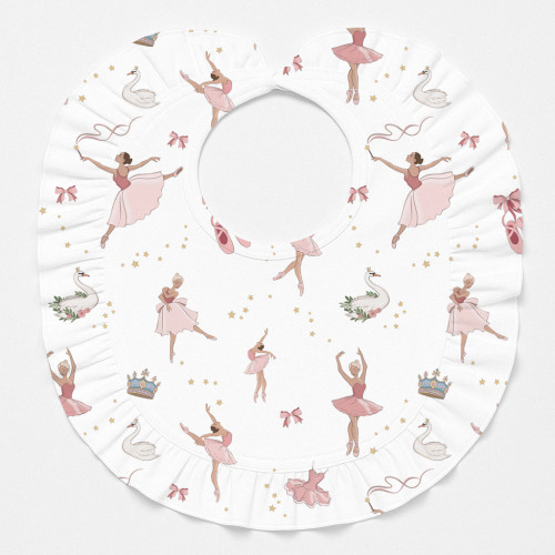 Baby Bib with Ruffles for g..