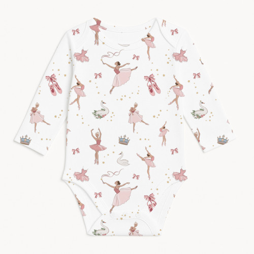 Printed Long-Sleeved Bodyve..
