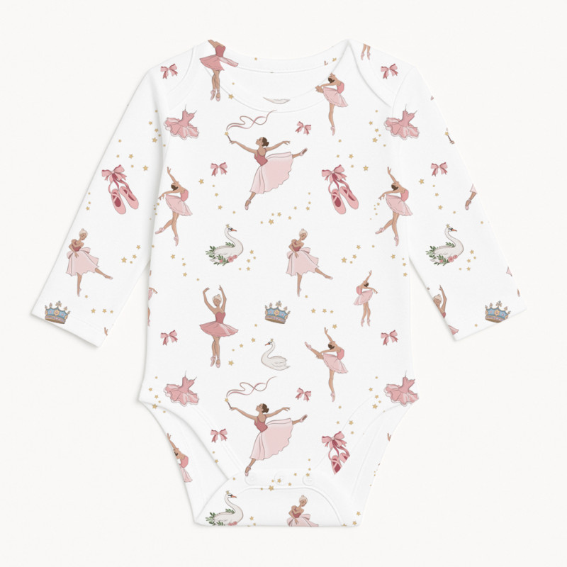 Printed Long-Sleeved Bodyvest for Babies BLS001 OPERA Printed Long-Sleeved Bodyvest for Babies BLS001 OPERA