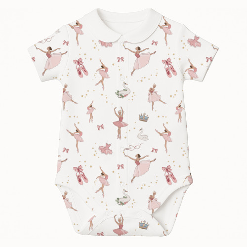 Printed Short-Sleeve Front ..