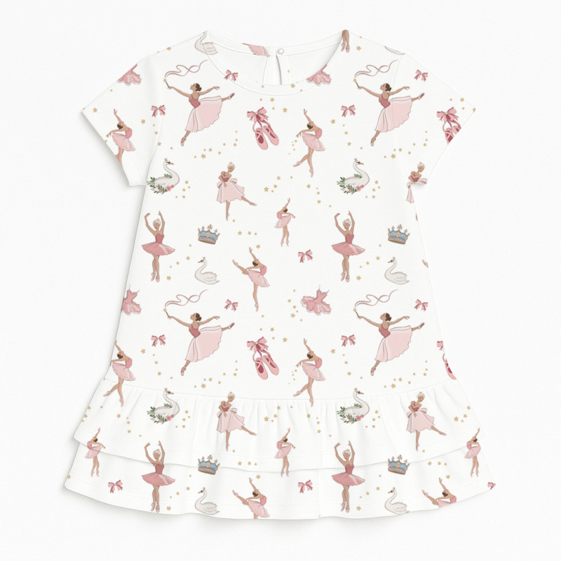 Supima Cotton Night Dress with Ruffle DR002 OPERA