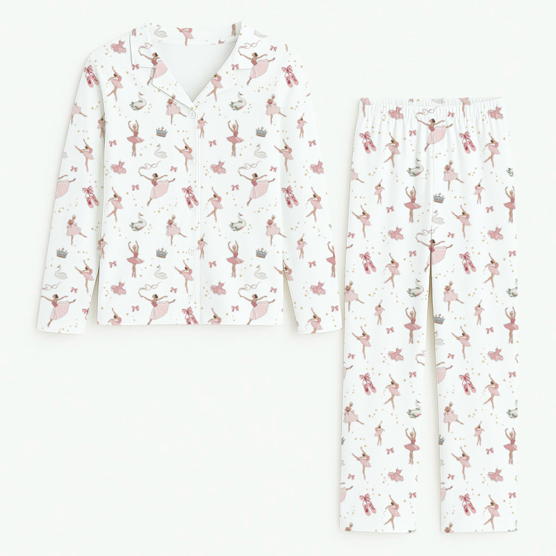 Luxury Children’s Pajama Set with English Collar – Organic Pima Cotton PJ022 OPERA