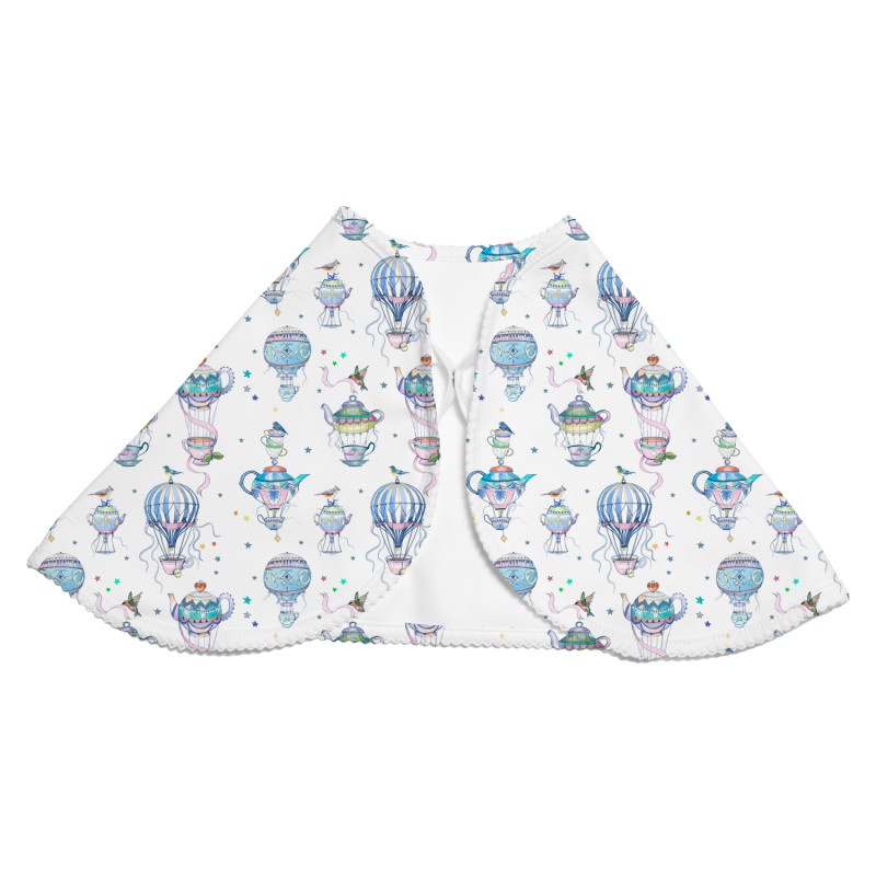 Burpy Bib BB010 – Organic Supima Cotton Time for tea Burpy Bib BB010 – Organic Supima Cotton Time for tea