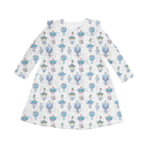 Charming Long-Sleeved Night..
