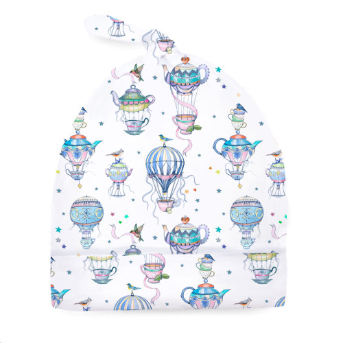 Supima Cotton Layette Hat w..