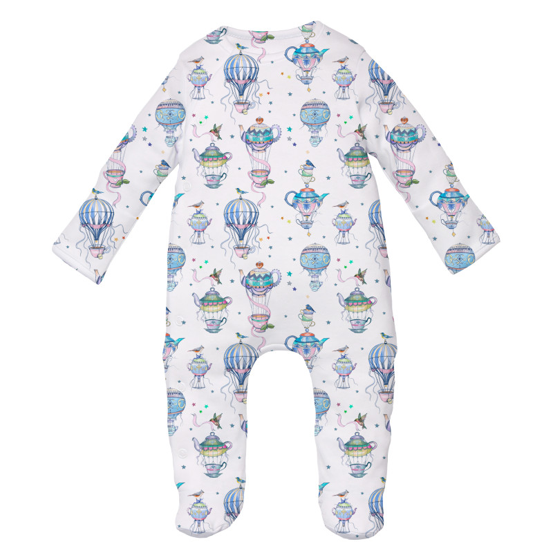 Babygrow for baby with Side Opening K020 Time for tea Babygrow for baby with Side Opening K020 Time for tea