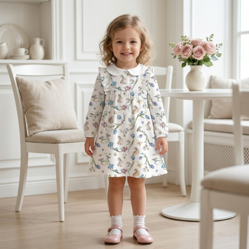Charming Long-Sleeved Dress..