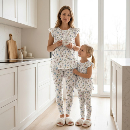 Yoke Girls Pyjama 100% orga..