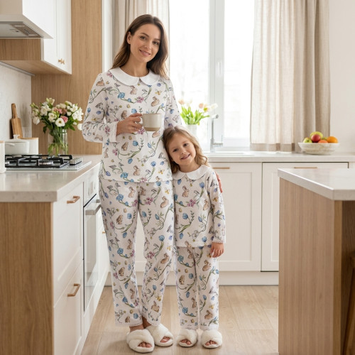 Pyjama long sleeve with col..