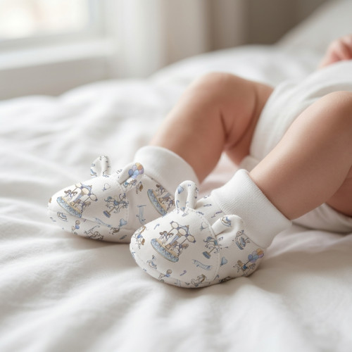 Funny Bear Booties with Ear..