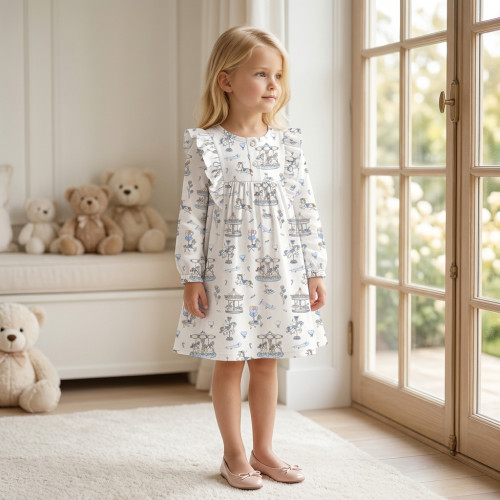 Charming Long-Sleeved Night..