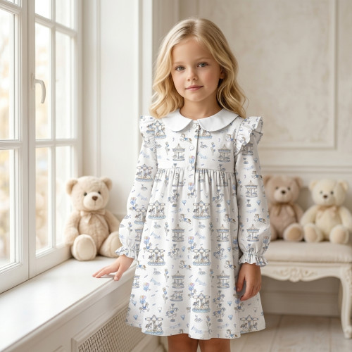 Charming Long-Sleeved Dress..