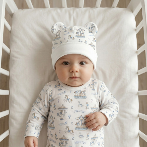 Hat with ears Supima Cotton..