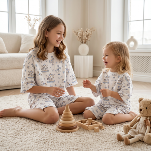 Pyjama short sleeve 100% or..