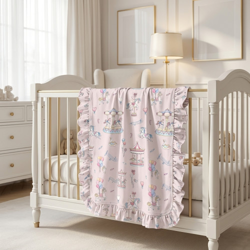 Two-Layer Baby Blanket with..
