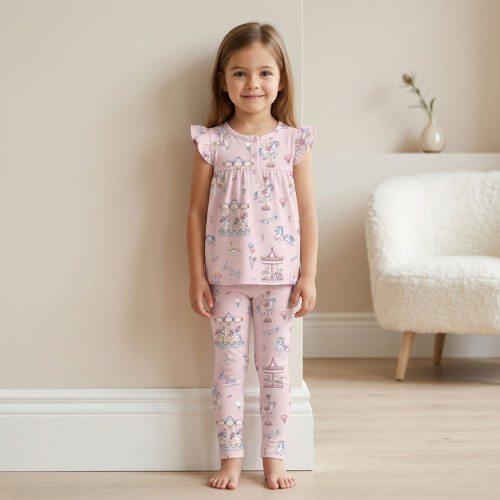 Yoke Girls Pyjama 100% orga..