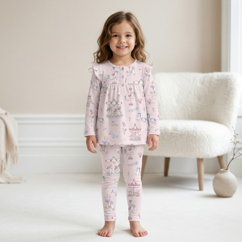 Yoke Girls Pyjama long slee..
