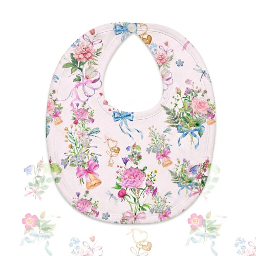 Baby Bib with Picot Trim BI..