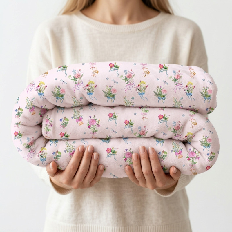 Baby Blanket with 100% Hypoallergenic Filling BLF01 BOQUETTE– For Baby and Toddler Beds Baby Blanket with 100% Hypoallergenic Filling BLF01 BOQUETTE– For Baby and Toddler Beds