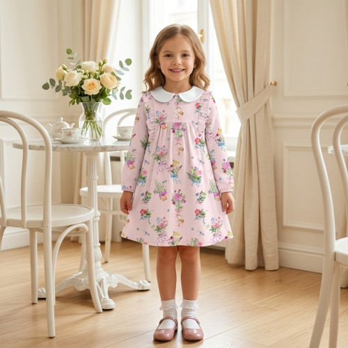 Charming Long-Sleeved Dress..
