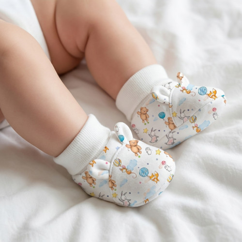 Funny Bear Booties with Ear..