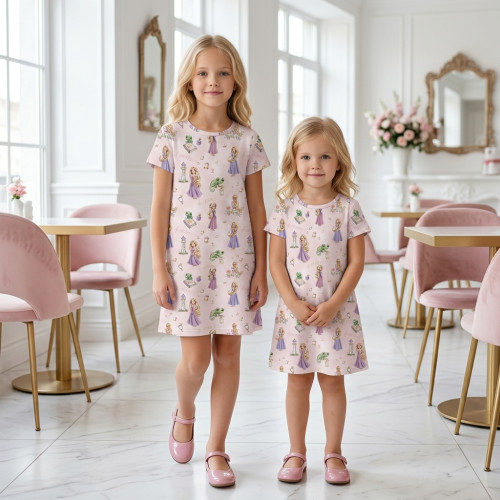 Girls’ Dress DR020 by My Li..