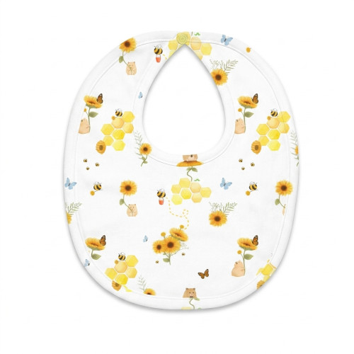 Baby Bib with Picot Trim BI..