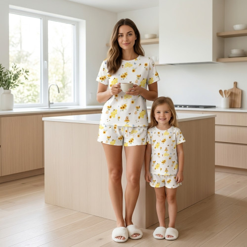 Pyjama short sleeve 100% or..