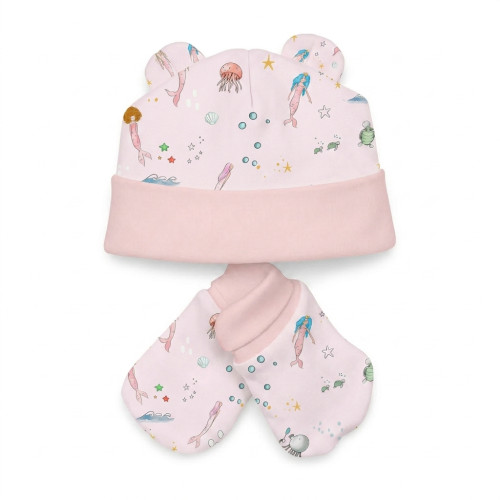 Hat and Mittens Set010