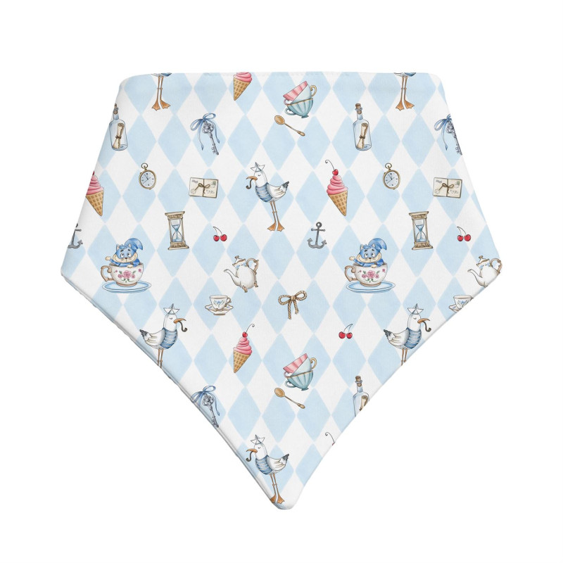 Нагрудник Bandana Bib для малышей Bib001 Diamond Blue