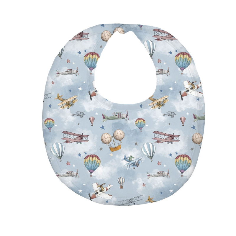 Baby Bib with Picot Trim BIB005 Balloons