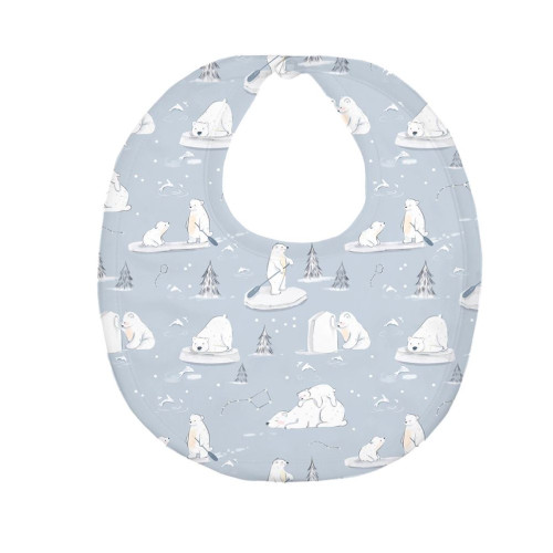 Baby Bib with Picot Trim BI..