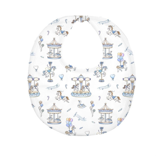 Baby Bib with Picot Trim BI..