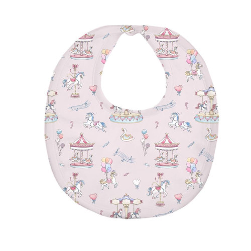 Baby Bib with Picot Trim BI..