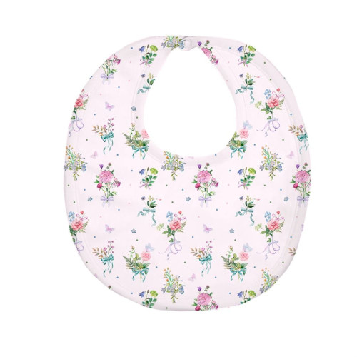 Baby Bib with Picot Trim BI..