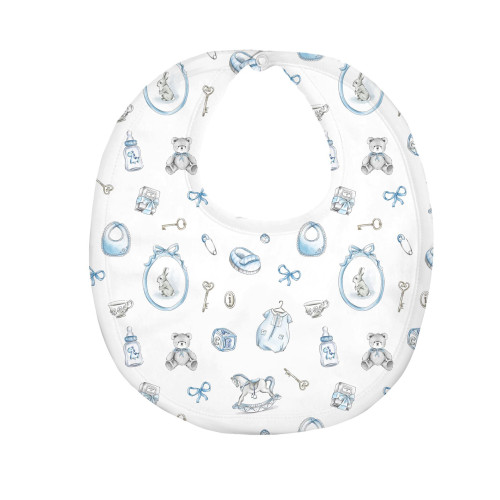 Baby Bib with Picot Trim BI..