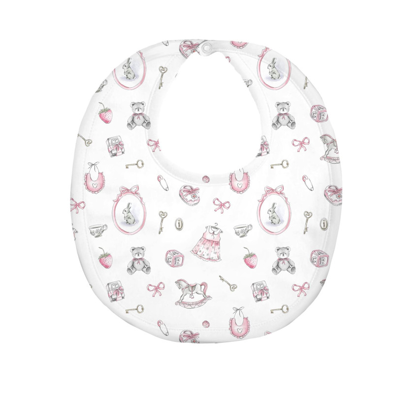 Baby Bib with Picot Trim BIB005