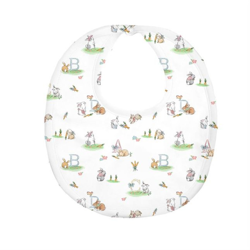 Baby Bib with Picot Trim BIB005 Baby Bib with Picot Trim BIB005