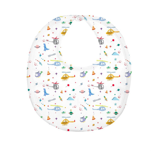 Baby Bib with Picot Trim BI..