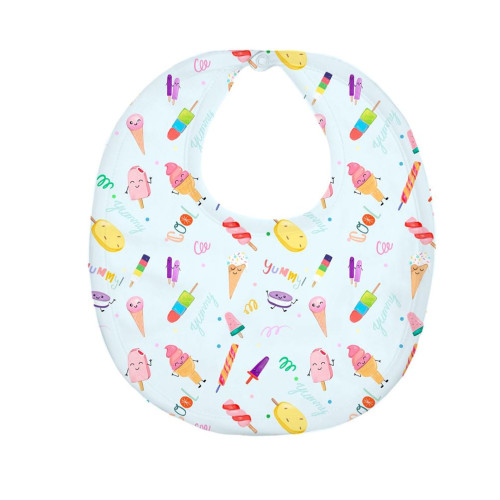 Baby Bib with Picot Trim BI..
