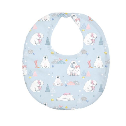 Baby Bib with Picot Trim BI..
