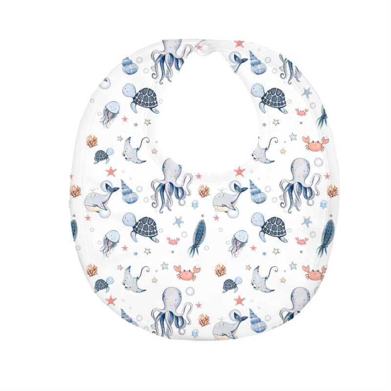 Baby Bib with Picot Trim BIB005 Baby Bib with Picot Trim BIB005