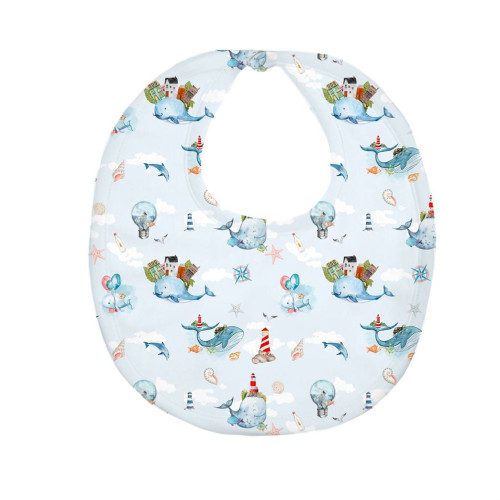 Baby Bib with Picot Trim BI..