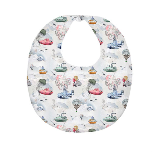Baby Bib with Picot Trim BI..